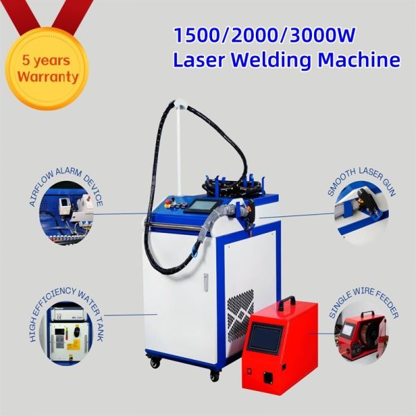 Quality Double Wire 4 In 1 Portable Fiber Laser Welding Welder Machine For Stainless Steel wholesale
