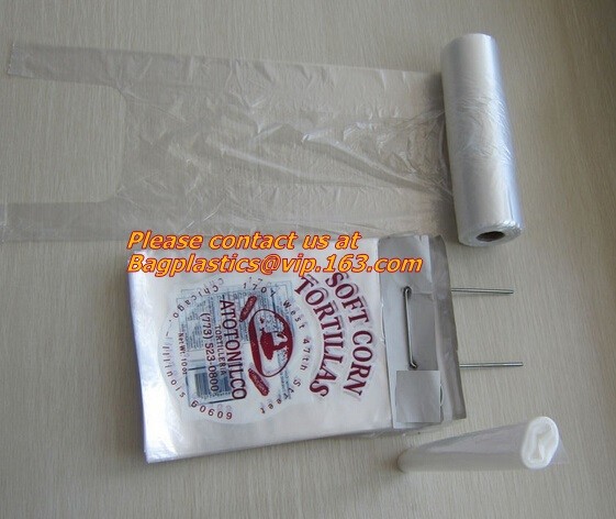 Produce Polyethylene Bags on a Roll, Take Out Disposable Plastic Food Bags Roll, Fruit Vegetables Grocery, BAGEASE, BAGS
