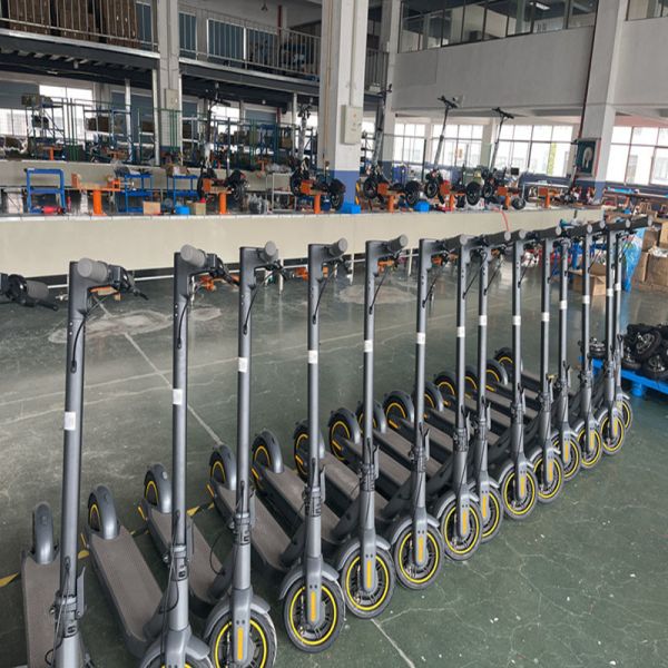 Quality LCD Fold Up Electric Scooter Bluetooth 10 Inch Pneumatic Tire wholesale