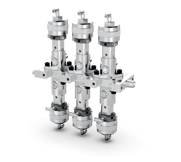 CV3000 High-Pressure Valve - Fast Color Change for Robotic Paint System