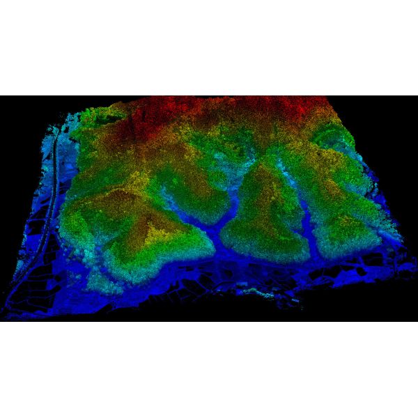 Geosun GS-260X UAV LiDAR Scanning System HESAI XTM2X Sensor High Accuracy