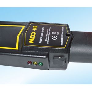 China Rechargeable Long Range Handheld Metal Detector With Audio alert / LED indicator on sale China Rechargeable Long Range Handheld Metal Detector With Audio alert / LED indicator on sale