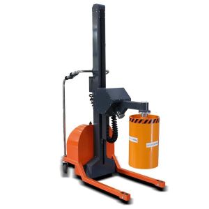 Cheap 1102lb 5.24ft One-mast Semi Electric Pneumatic Roll turner Stacker with CE certificate for handling rolls for sale
