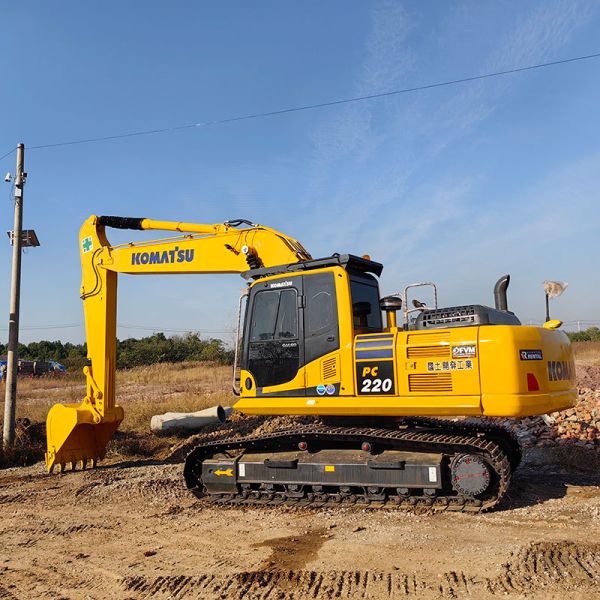 Backhoe Type Used Komatsu Pc220-8N1 Excavator 22Ton Digger For Engineering