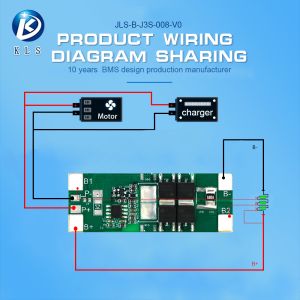 3S-24S Custom LiFePO4 BMS 12V-60V for Power Tools and EVs