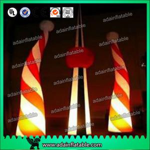 China Inflatable Candy，Custom Durable Advertising Inflatable Candy Cane For Christmas Holiday on sale