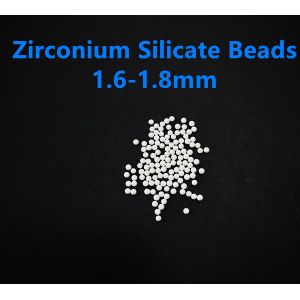 China Zirconium Silicate Beads 1.6-1.8mm ZrO2 65% For Paint , Coating , Ink on sale