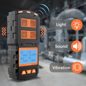 Dustproof Portable Multigas Detector Monitor For LEL Oxygen H2S CO Carbon