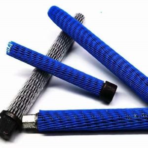 Polyethylene Mesh Plastic Protective Netting Sleeve For Stretch Bottle Metal