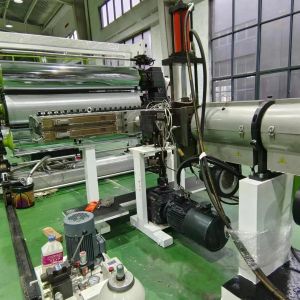 Used Plastic Sheet Extruder 150mm Single Screw Extrusion Sheet Machine