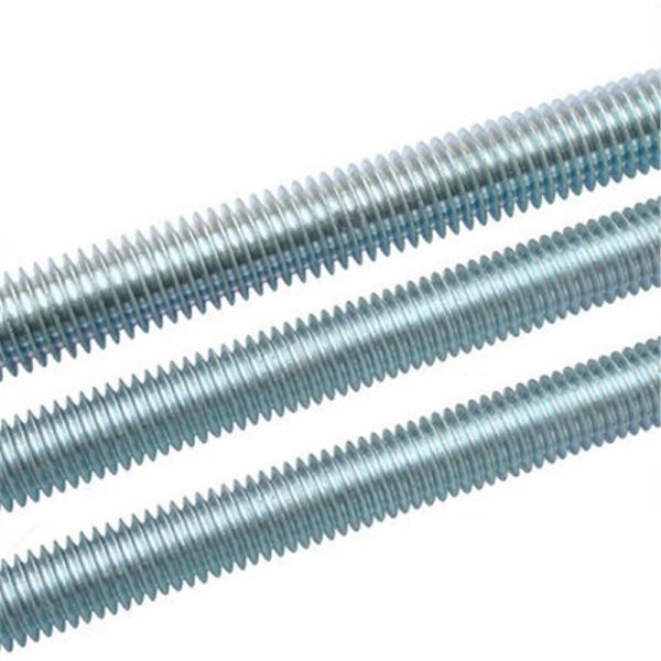Quality 4.8 8.8 Grade Steel Threaded Rod DIN975 Hot Galvanized Full Thread Stud Bolts and Nuts wholesale