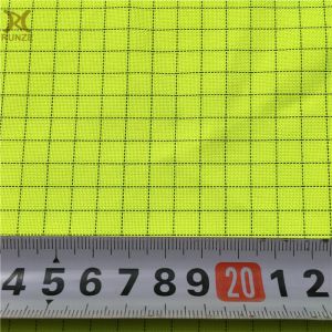 300D Polyester Woven Plain Check Anti-Static Oxford Fabric For Medical Cleanness