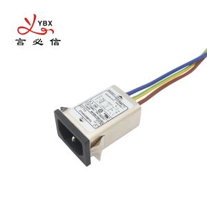 China 10A 220V Power Line Filter IEC Inlet EMI Filter With Socket For Home Appliance on sale