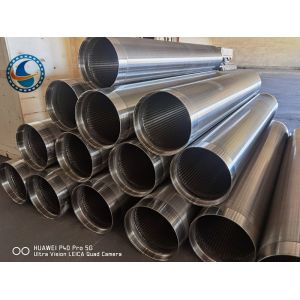 SS304 Rod Based Johnson Type Well Screen 70 Bar Collapse Strength