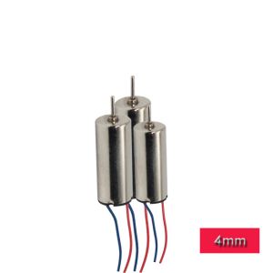 Micro Coreless DC Motor 1.5v - 3v 4mm Diameter RoHS Material For RC Models