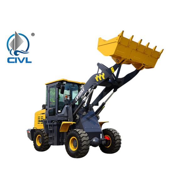 Heavy Duty Big Wheel Loaders Single Joystick Control Bucket Wheel Loader LW160KV