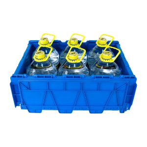 Solid Box Style PP Plastic Crate for Cold Chain Logistics and Clothes Transporta