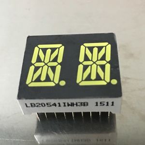 Ultra Bright White 0.54" 14 Segment Led Display Dual Digit common anode For