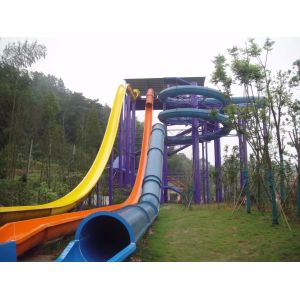 Flying Style Fiberglass Swimming Pool Slide with 5 Meters Height 0.85 Meters