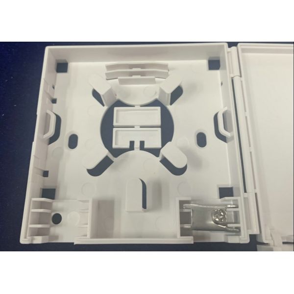 IP32 FTTX 2 SC Fiber Optic Faceplate Optical Rosette FTTH Wall Socket
