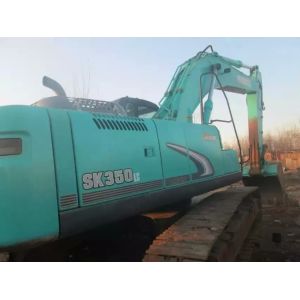 Used Wonderful Working Condition Japan 35 Ton Crawler Excavator Kobelco Sk350LC