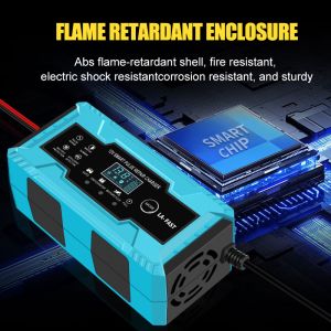 90% Charging Efficiency 12V 8A 10A 12A 15A Automatic Intelligent Pulse Repair