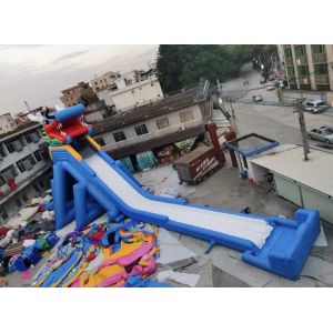 Cheap Large 35m Commercial Inflatable Slide Fire Retardant UV Protective for sale
