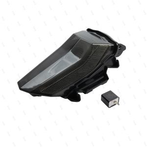 Modified Motorcycle Lighting System with Turn and Brake Function Tail Light