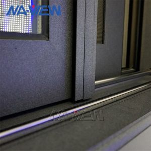 Powder Coated Aluminium Sliding Windows Horizontal With Mosquito Net