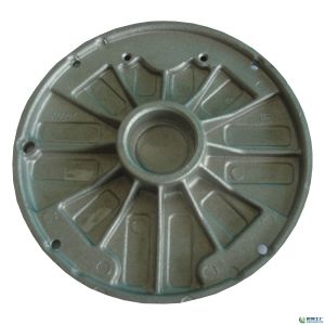 Custom Aluminum Die Casting of Round Plate with Horizontal Pressure Chamber
