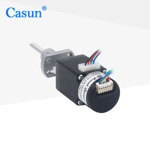 2 Phase Nema 8 Bipolar 1.8 Deg Ball Screw Stepper Motor 28mm Body With Encoder