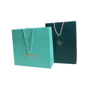 OEM ODM Paper Shopping Bags With Handles Embossing Debossing