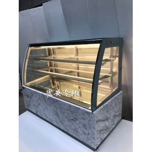 Table Top Cake Display Chiller Greater Thermal Insulation Easy Manoeuvrability