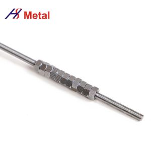 TZM / MoLa Material Molybdenum Products Rod M5 M8 M10 M12 With Thread