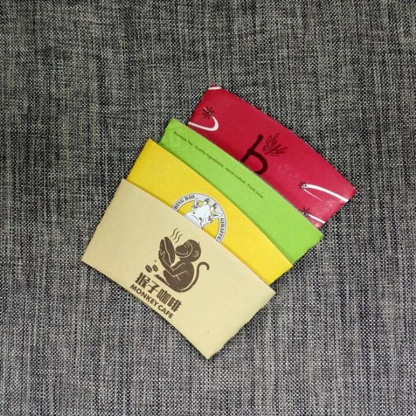 Disposable Coffee Cups With Lids And Sleeves , Disposable Coffee Cup Sleeves 12oz