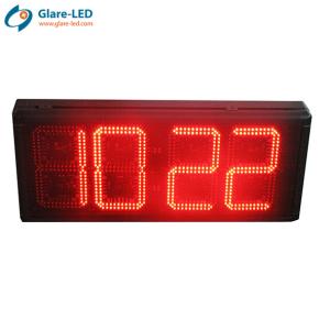 China Led Temp Display Digital Temperature Display Clock LED Simple Square Outdoor SDK Function on sale