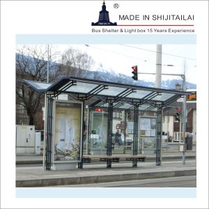 China ShiJiTaiLai H450mm Bench Aluminum Bus Shelter on sale
