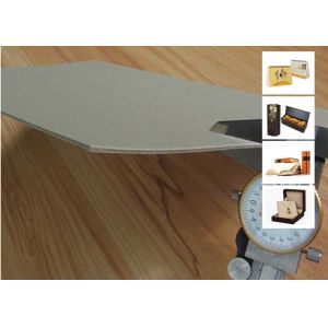 Recycled Gift Box Material Grey / Gray Chipboard With One Side White 320gsm -