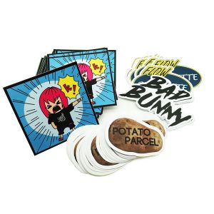 Custom Cartoon Scented Self Adhesive Paper Label Sticker With Fragrance