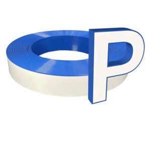 3D Advertising Aluminium Trim Cap 130mm Trimless Channel Letter Coil