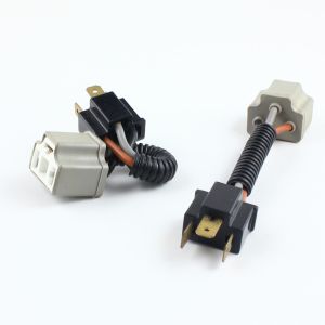 H4 9003 HB2 Ceramic Male Female Wiring harness H4 EXTENDED CONNECTOR/PLUG