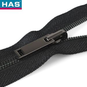 Customizable Puller Type 5 Metal Double-Point Teeth And Bright Gun Copper End