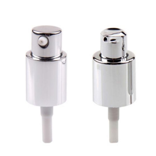 Quality Luxurious 18 / 410 Silver Cream Dispenser Pump With High Quality wholesale