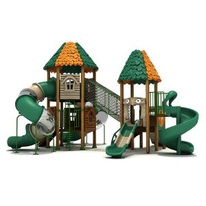 Comfortable Amusement Rides Safety Multiplayer Kids Playground Slides