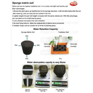 China Sponge matrix soil,tree flower,irrigation sets,mini wall garden,horticultural plant,inserted rotation small irrigations on sale