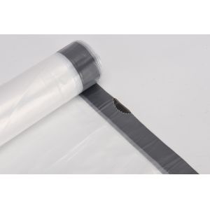 HDPE LDPE MDPE Square Bottom Bag Office Household Portable Automatic Closing