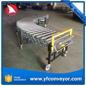 Flexible Powered Roller Conveyor for warehouse loading and unloading