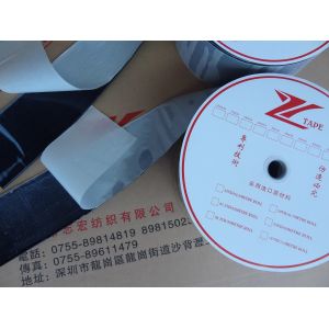 Hot Melt Nylon Hook And Loop Fastener Tape With Heat Pressing Adhesive Film