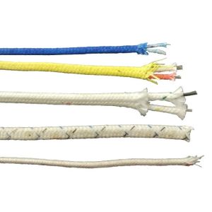 24AWG Extension Thermocouple Cable K Type With G Class Fiberglass Insulation
