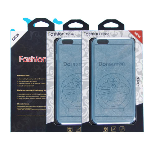 Quality Hot Sale Custom Designed Apple Phone Case Packaging Box Plastic Window Carton Strap with Hanging wholesale